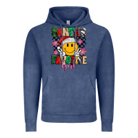 Vintage Denim santas favorite girl Vintage Hoodie - MaliasSmallBusiness