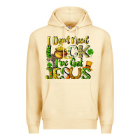 Pina Colada I don't need luck i've got Jesus Premium Hoodie - CowGirlArtShop