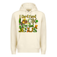 Sandshell I don't need luck i've got Jesus Premium Hoodie - CowGirlArtShop