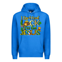 True Royal I don't need luck i've got Jesus Premium Hoodie - CowGirlArtShop