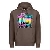 Coffee tea junkie Premium Hoodie - JahusDesignShop
