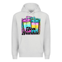 Dove Grey tea junkie Premium Hoodie - JahusDesignShop