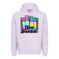 Lilac tea junkie Premium Hoodie - JahusDesignShop