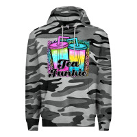 Slate Camo tea junkie Premium Hoodie - JahusDesignShop