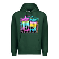 Sports Green tea junkie Premium Hoodie - JahusDesignShop