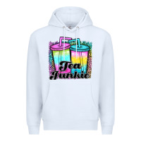 White tea junkie Premium Hoodie - JahusDesignShop