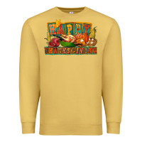 Antique Gold Happy Thanksgiving Premium Sweatshirt - FaDigitalArtStudio