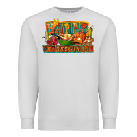 Dove Grey Happy Thanksgiving Premium Sweatshirt - FaDigitalArtStudio