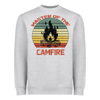 Heather Grey Master Of The Camfire Heavyweight Sweatshirt - Bettercallsaul