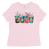 Bubblegum Pink nurse fuel coffee Ladies Tee - Jasminsmagicworld