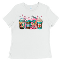White nurse fuel coffee Ladies Tee - Jasminsmagicworld