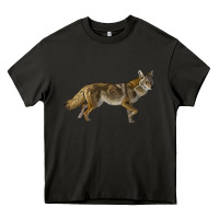 Asphalt coyote Heavy Core Tee - LillyAllenDesigns
