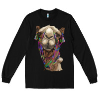 Black tie dye camel Long Sleeve Tee - BarkalooDesign