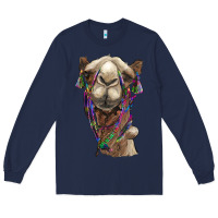 Navy tie dye camel Long Sleeve Tee - BarkalooDesign
