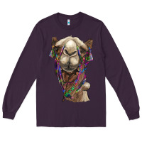 Plum tie dye camel Long Sleeve Tee - BarkalooDesign