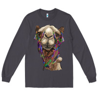 Smoke tie dye camel Long Sleeve Tee - BarkalooDesign