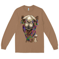 Toasted Coconut tie dye camel Long Sleeve Tee - BarkalooDesign