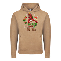 Vintage Coffee the teacher gnome christmas Vintage Hoodie - MaliasSmallBusiness