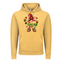 Vintage Mustard the teacher gnome christmas Vintage Hoodie - MaliasSmallBusiness
