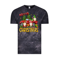Cloud Black merry christmas gnomes truck Vintage Tee - MaliasSmallBusiness