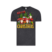 Vintage Black merry christmas gnomes truck Vintage Tee - MaliasSmallBusiness