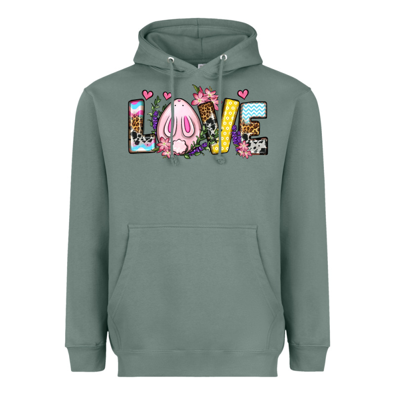 Easter Day Love Easter Heavyweight Hoodie by OliviaCreatesArt | Teevron