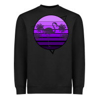Black Flamingo Palm Heavyweight Sweatshirt - Bettercallsaul
