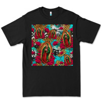 Black lady of guadalupe western seamless Premium Tee - Jasminsmagicworld