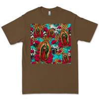Cacao lady of guadalupe western seamless Premium Tee - Jasminsmagicworld