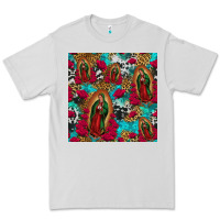 Dove Grey lady of guadalupe western seamless Premium Tee - Jasminsmagicworld
