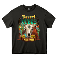 Asphalt desert vibes wild west Heavy Core Tee - NancyCooperArtShop