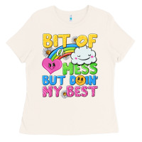 Bone bit of a mess but doin my best Ladies Tee - NancyCooperArtShop
