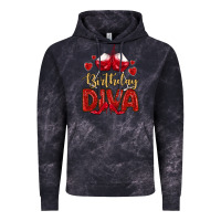 Cloud Black birthday diva Vintage Hoodie - MaliasSmallBusiness