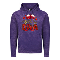 Cloud Purple birthday diva Vintage Hoodie - MaliasSmallBusiness