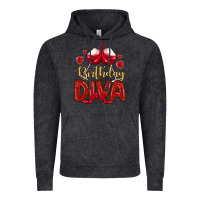 Vintage Black birthday diva Vintage Hoodie - MaliasSmallBusiness