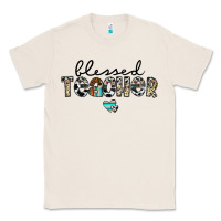 Natural blessed teacher Classic Tee - CowhideDigitalArt