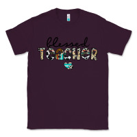 Plum blessed teacher Classic Tee - CowhideDigitalArt