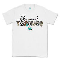 White blessed teacher Classic Tee - CowhideDigitalArt