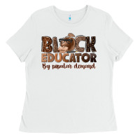 White black educator by popular demand Ladies Tee - NancyCooperArtShop