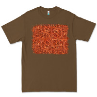 Cacao serape turquoise  leather background Premium Tee - Jasminsmagicworld