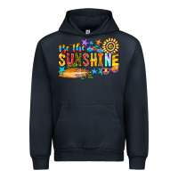 Navy be the sunshine Urban Hoodie - CowhideDigitalArt