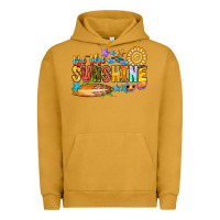 Pigment Peanut Butter be the sunshine Urban Hoodie - CowhideDigitalArt