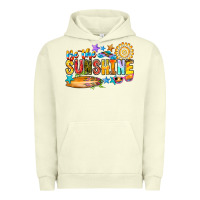 Pigment Pistachio be the sunshine Urban Hoodie - CowhideDigitalArt