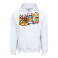 White be the sunshine Urban Hoodie - CowhideDigitalArt