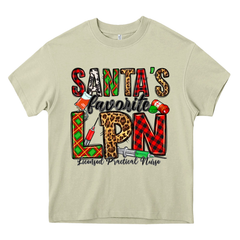 Santa's Favorite Lpn Heavy Core Tee by Jasminsmagicworld | Teevron