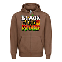 Chestnut black and proud Zipper Hoodie - CowGirlArtShop