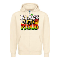 Sandshell black and proud Zipper Hoodie - CowGirlArtShop