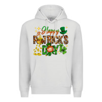 Dove Grey Happy St. Patrick's Day Premium Hoodie - HowdyJamesFarm