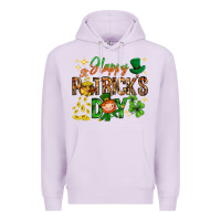 Lilac Happy St. Patrick's Day Premium Hoodie - HowdyJamesFarm