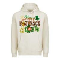 Oatmeal Heather Happy St. Patrick's Day Premium Hoodie - HowdyJamesFarm